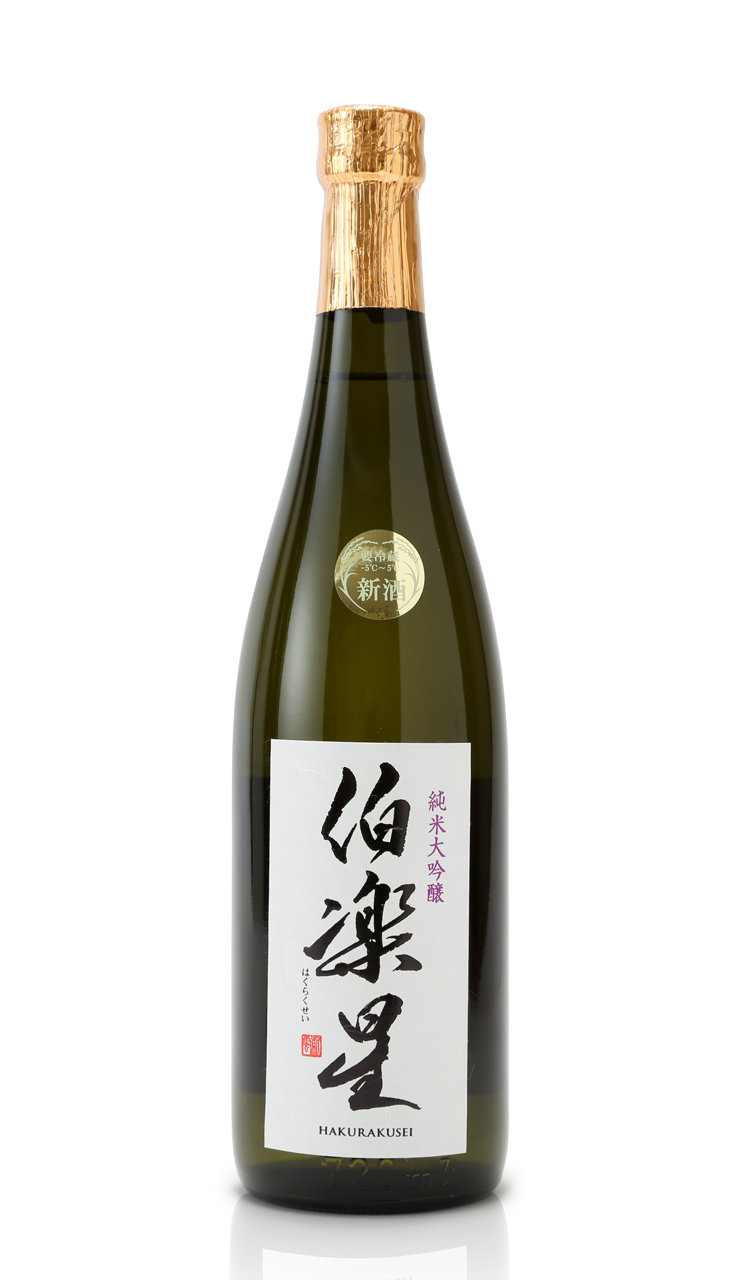 HAKURAKUSEI JUNMAI DAIGINJO 720ml - Nishiki Sake